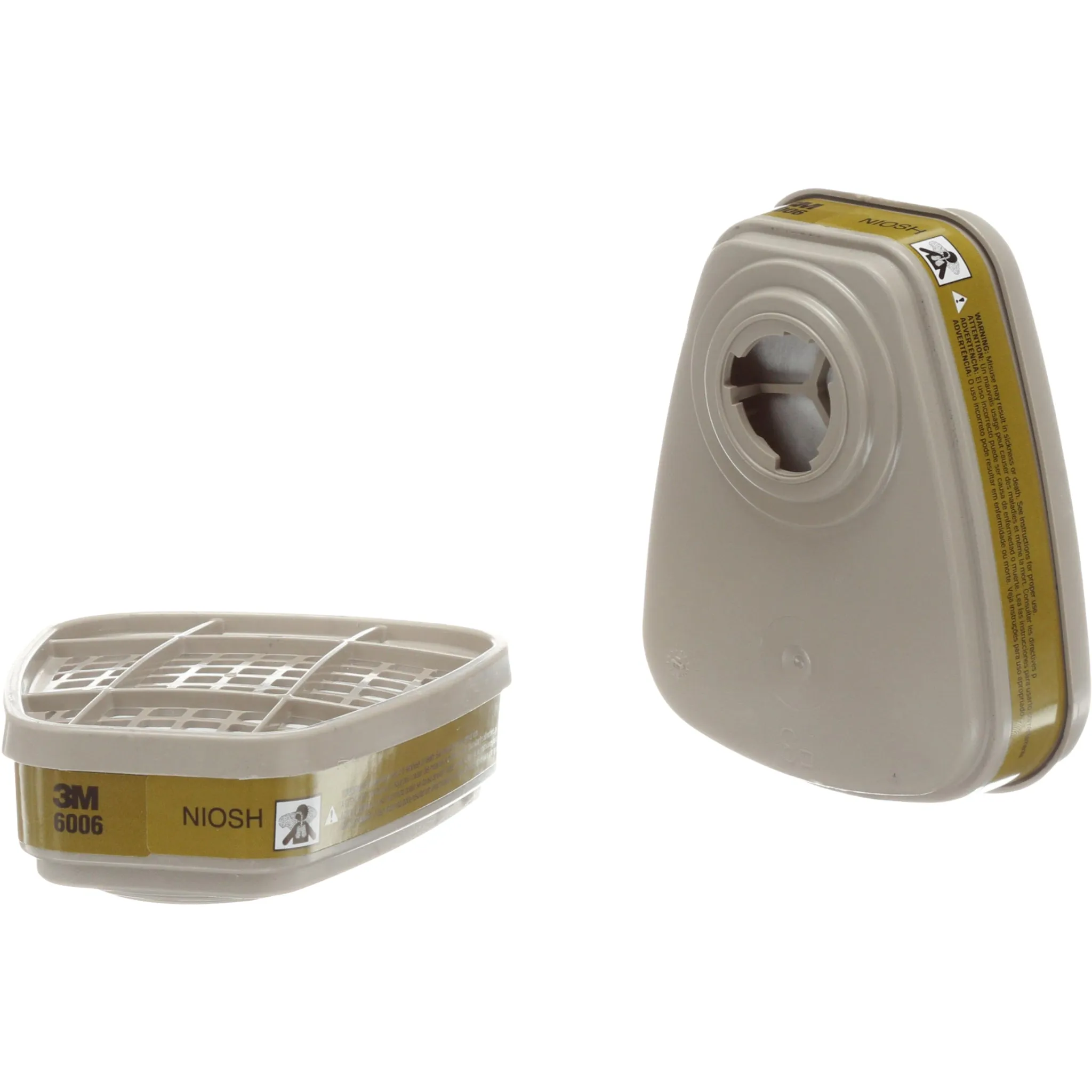 3M 6006 Multi Acid Gas/Organic Vapor Cartridge, 1 Pair