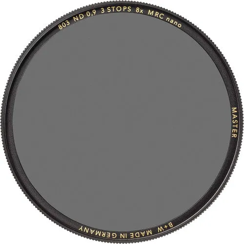 B W 40.5mm #803 MASTER Neutral Density 0.9 3-Stop MRC Nano Filter