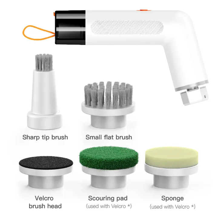 Handheld Rechargeable Electric Rotating-فرشاة تنظيف