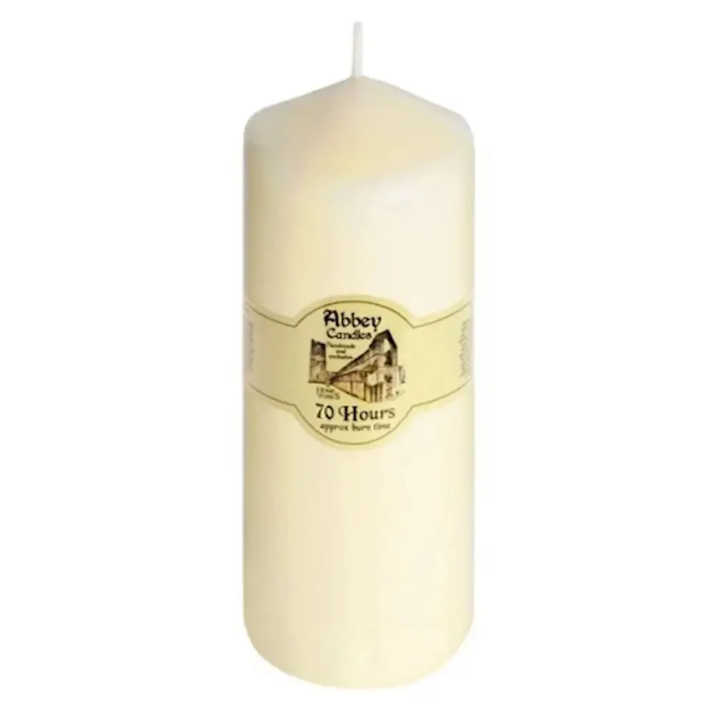 Ivory Church Candle 8 x 20cm