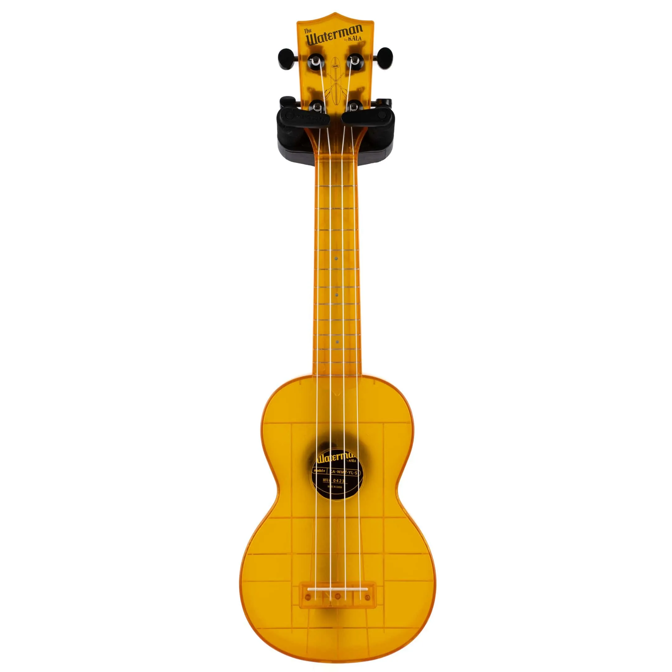 Kala Waterman Amber Yellow Ukulele - Water-Resistant Soprano